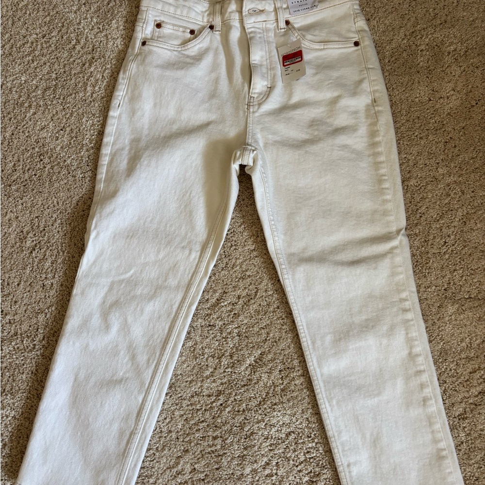 Top Shop White Denim Jeans